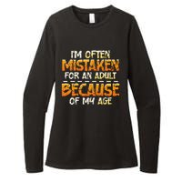 IM Often Mistaken For An Adult Because Of My Age Birthday Womens CVC Long Sleeve Shirt