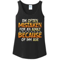 IM Often Mistaken For An Adult Because Of My Age Birthday Ladies Essential Tank