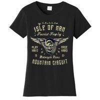 Isle Of Man Tt Races Vintage Winged Wheel Motorcycle Races Women's T-Shirt