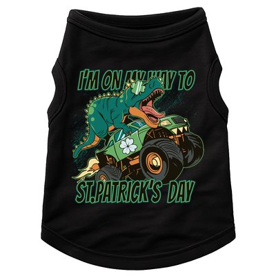 Im On My Way To St Patricks Day Dinosaur Doggie Tank