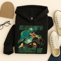 Im On My Way To St Patricks Day Dinosaur Hoodie