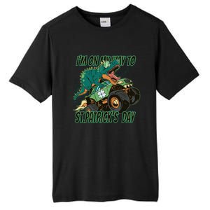 Im On My Way To St Patricks Day Dinosaur Tall Fusion ChromaSoft Performance T-Shirt