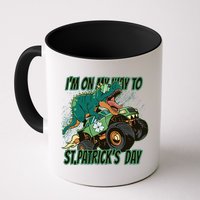 Im On My Way To St Patricks Day Dinosaur Mug