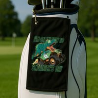 Im On My Way To St Patricks Day Dinosaur Golf Towel