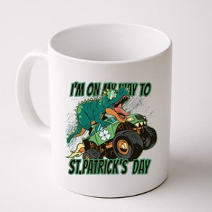 Im On My Way To St Patricks Day Dinosaur Coffee Mug