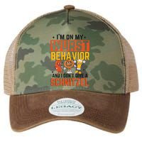 IM On My Wurst Behavior I DonT Give A Schnitzel Funny Oktoberfest Legacy Tie Dye Trucker Hat