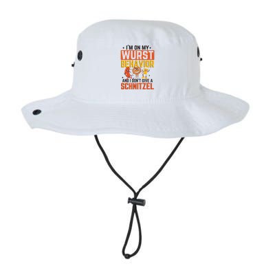 IM On My Wurst Behavior I DonT Give A Schnitzel Funny Oktoberfest Bucket Hat