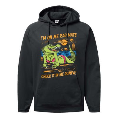 IM On Me Rag Mate Chuck It In Me Dumpa Performance Fleece Hoodie