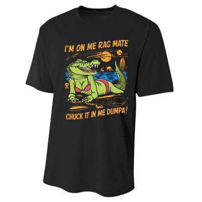 IM On Me Rag Mate Chuck It In Me Dumpa Performance Sprint T-Shirt