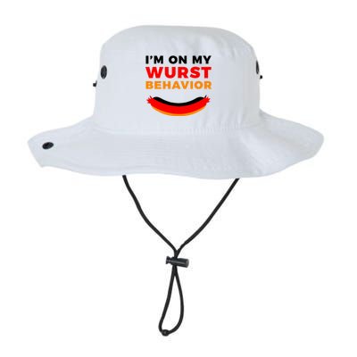 Im On My Wurst Behavior Funny German Oktoberfest Legacy Cool Fit Booney Bucket Hat