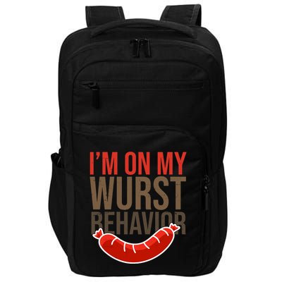 Im On My Wurst Behavior Oktoberfest Impact Tech Backpack