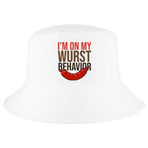 Im On My Wurst Behavior Oktoberfest Cool Comfort Performance Bucket Hat