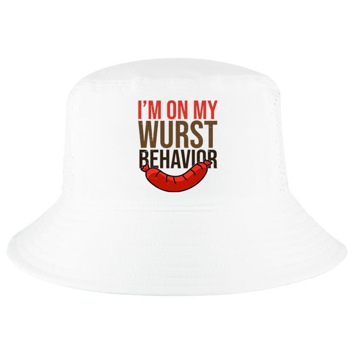 Im On My Wurst Behavior Oktoberfest Cool Comfort Performance Bucket Hat