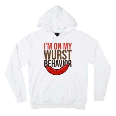 Im On My Wurst Behavior Oktoberfest Hoodie