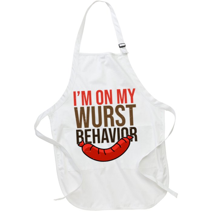 Im On My Wurst Behavior Oktoberfest Apron