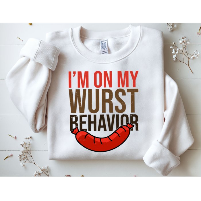 Im On My Wurst Behavior Oktoberfest Sweatshirt