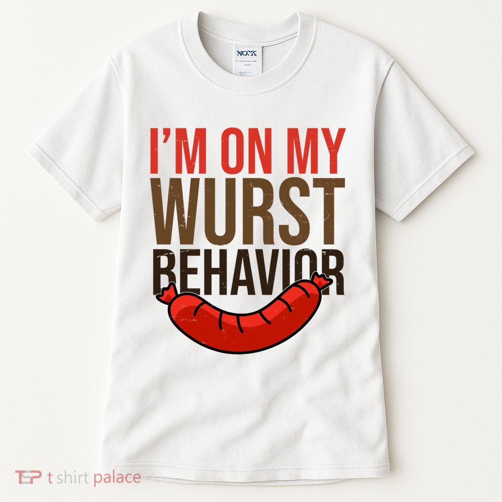 Im On My Wurst Behavior Oktoberfest Tall T-Shirt