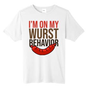 Im On My Wurst Behavior Oktoberfest Tall Fusion ChromaSoft Performance T-Shirt