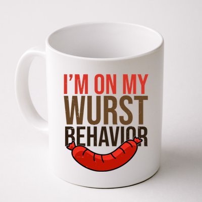 Im On My Wurst Behavior Oktoberfest Mug