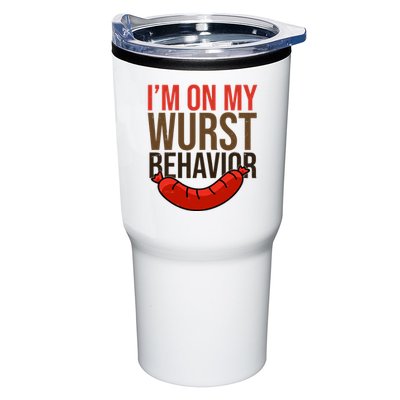 Im On My Wurst Behavior Oktoberfest Tumbler
