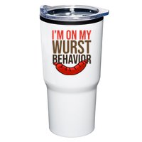 Im On My Wurst Behavior Oktoberfest Tumbler