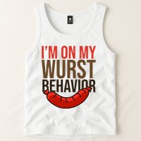 Im On My Wurst Behavior Oktoberfest Tank Top