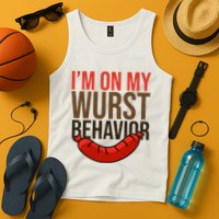 Im On My Wurst Behavior Oktoberfest Tank Top