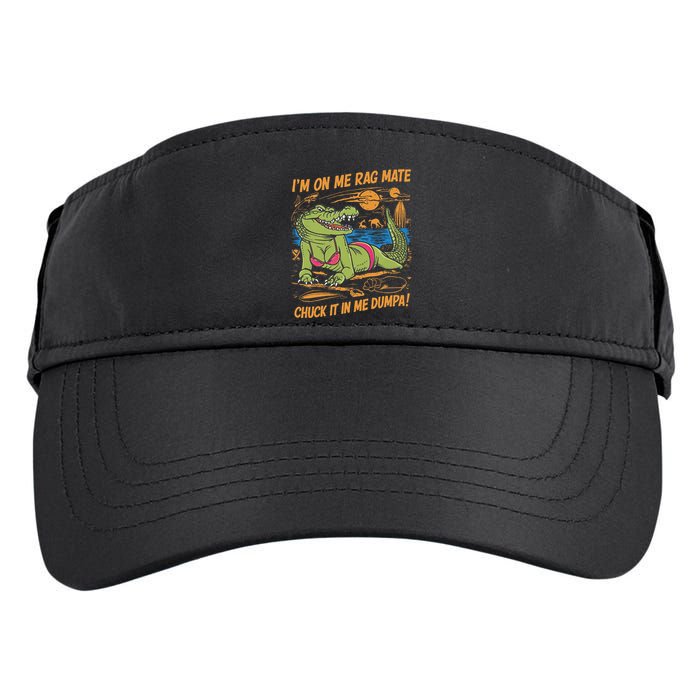 IM On Me Rag Mate Chuck It In Me Dumpa Adult Drive Performance Visor