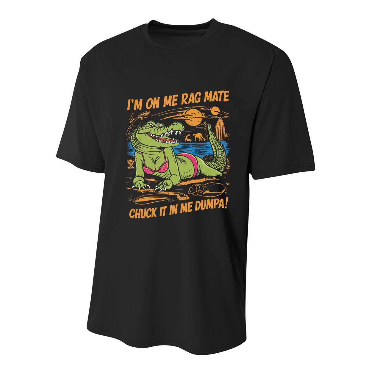 IM On Me Rag Mate Chuck It In Me Dumpa Youth Performance Sprint T-Shirt