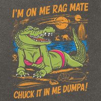 IM On Me Rag Mate Chuck It In Me Dumpa Cotton Canvas Backpack