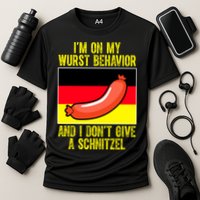 Im On My Wurst Behavior And I Dont Give A Schnitzel Oktoberfest Performance Shirt