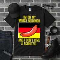 Im On My Wurst Behavior And I Dont Give A Schnitzel Oktoberfest Tall T-Shirt