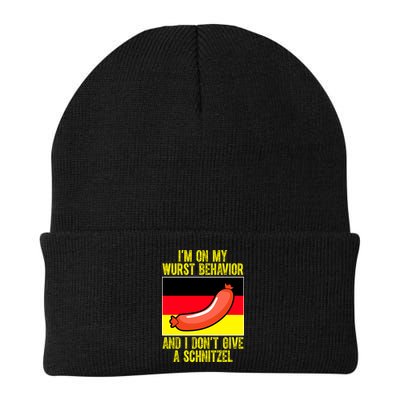 Im On My Wurst Behavior And I Dont Give A Schnitzel Oktoberfest Beanie