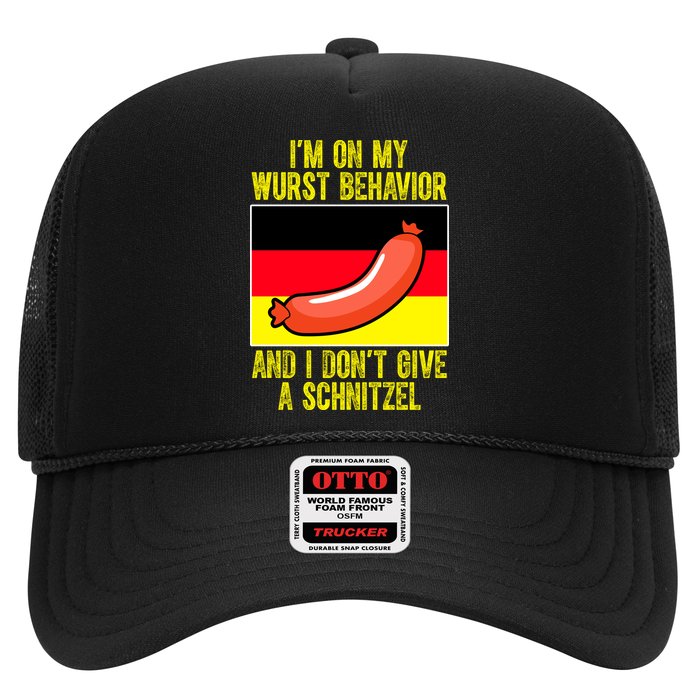 Im On My Wurst Behavior And I Dont Give A Schnitzel Oktoberfest Hat