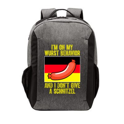Im On My Wurst Behavior And I Dont Give A Schnitzel Oktoberfest Vector Backpack