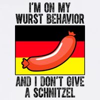 Im On My Wurst Behavior And I Dont Give A Schnitzel Oktoberfest Garment-Dyed Sweatshirt