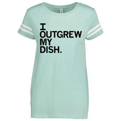 I Outgrew My Dish Enza Ladies Jersey Football T-Shirt