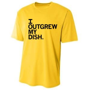 I Outgrew My Dish Performance Sprint T-Shirt