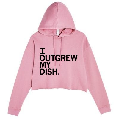 I Outgrew My Dish Crop Fleece Hoodie