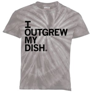 I Outgrew My Dish Kids Tie-Dye T-Shirt