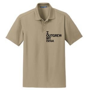 I Outgrew My Dish Dry Zone Grid Polo