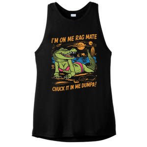 IM On Me Rag Mate Chuck It In Me Dumpa Ladies PosiCharge Tri-Blend Wicking Tank