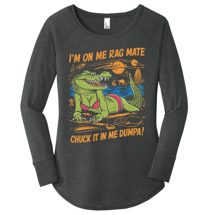 IM On Me Rag Mate Chuck It In Me Dumpa Women's Perfect Tri Tunic Long Sleeve Shirt