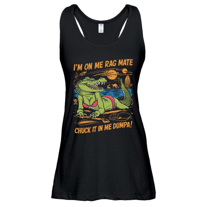 IM On Me Rag Mate Chuck It In Me Dumpa Ladies Essential Flowy Tank