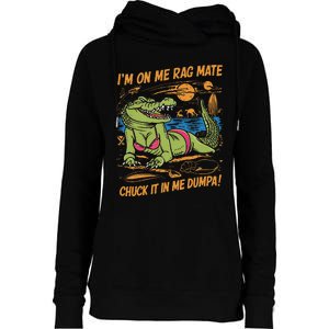 IM On Me Rag Mate Chuck It In Me Dumpa Womens Funnel Neck Pullover Hood