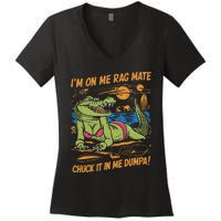 IM On Me Rag Mate Chuck It In Me Dumpa Women's V-Neck T-Shirt