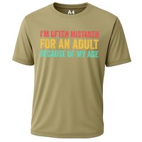 Im Often Mistaken For An Because Of My Age Funny Cooling Performance Crew T-Shirt