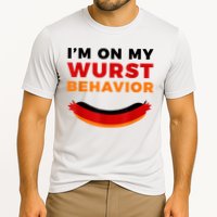 I'm On My Wurst Behavior Funny German Oktoberfest Cooling Performance Crew T-Shirt