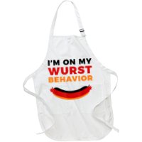 I'm On My Wurst Behavior Funny German Oktoberfest Apron