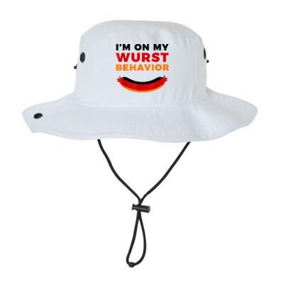 I'm On My Wurst Behavior Funny German Oktoberfest Bucket Hat